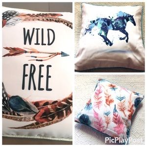 Cushion covers with boho theme. Brand new. Size 40cm2